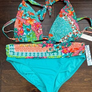 NWT "Into the Bleu" Swimsuit Size 10/12